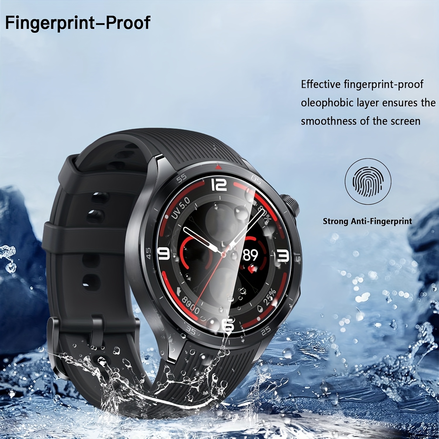 3PCS 9H Tempered Glass Screen  - Watch Face Protector avis et prix