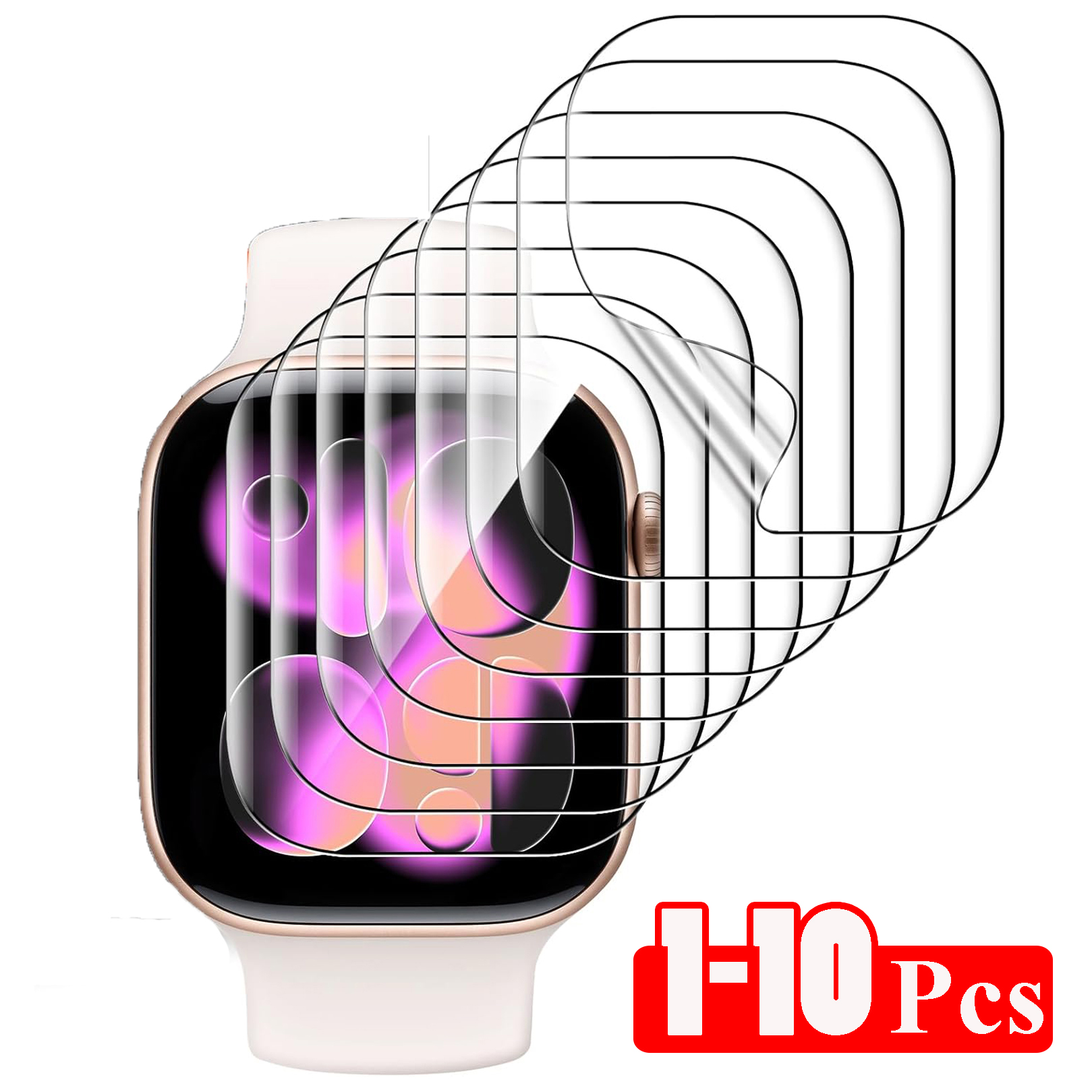 1-10PCS Hydrogel Film for Appl - Watch Case Bumper avis et prix
