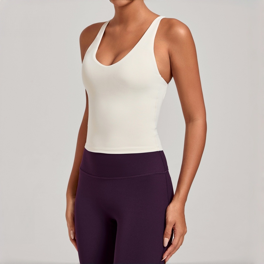 New Women's Yoga Vest Crossed  - Rugged Sport Strap avis et prix